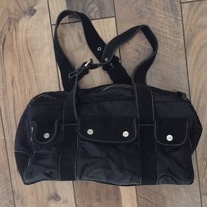 Black bag with pockets